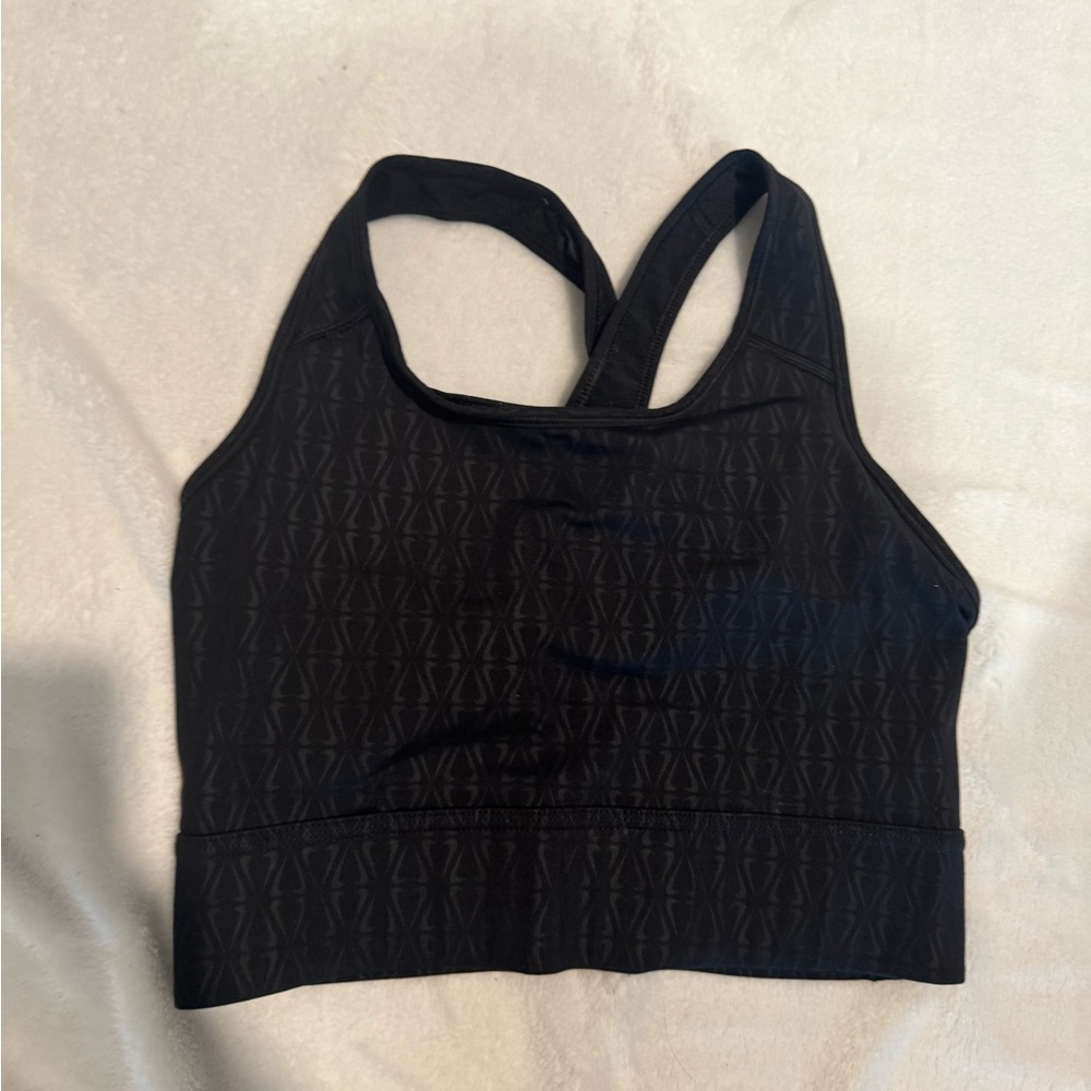 Nike Black Sports Bra with Breathable Fabric and Supportive Fit